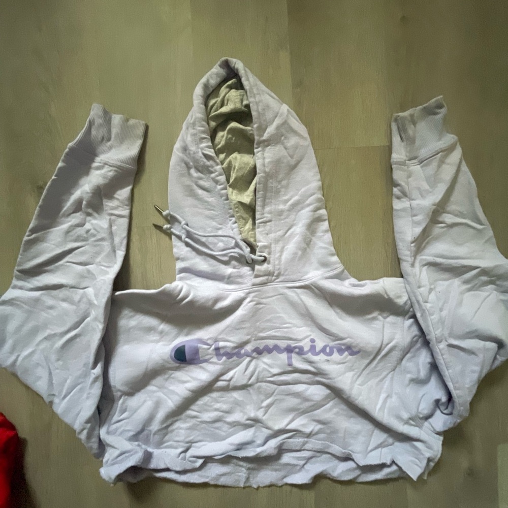 Champion Light Purple/Lavender Hoodie with Logo